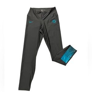 Miami Dolphins Nike Women's Performance Tights - Gray like new